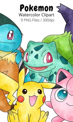 Pokemon Kit Digital Aquarela , Compre 1 Leve 3