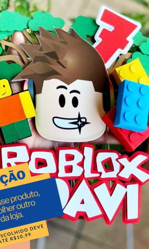 Studio/pdf Arquivo de Corte Topo Roblox -003