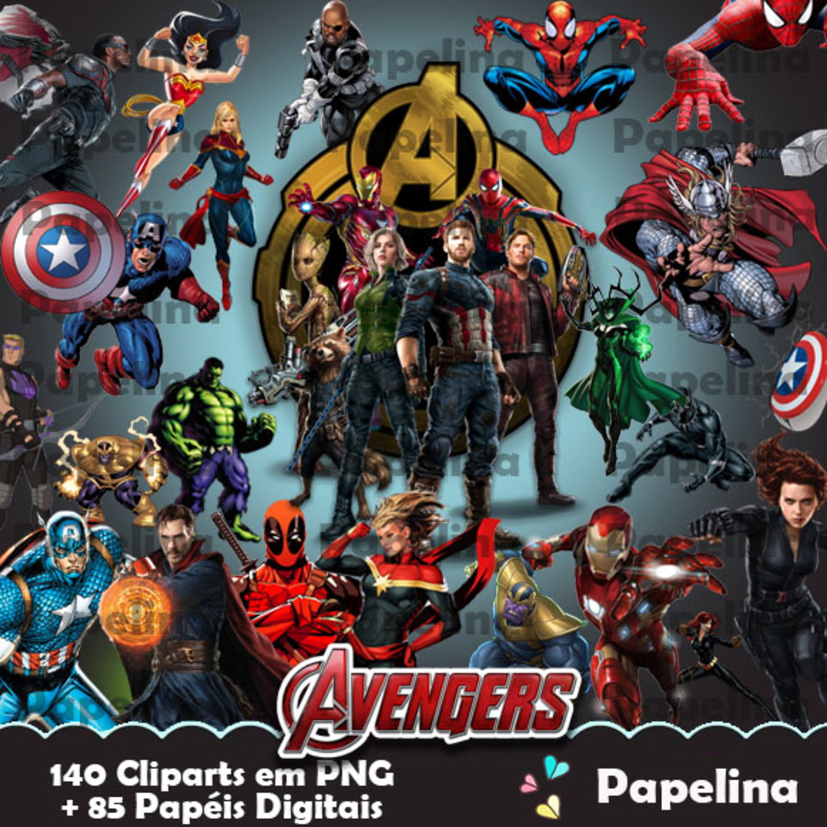 Super Kit Digital Avengers - Imagem 2