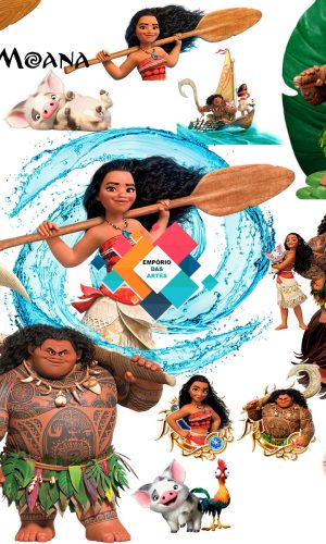 Kit Digital Moana + 900 Arquivos