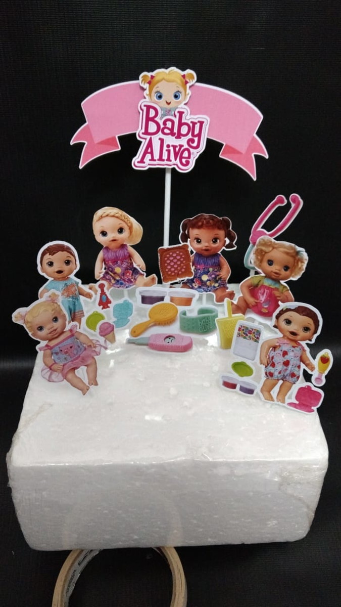 Arquivo Topo de Bolo - Baby Alive