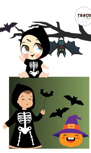 Topo De Bolo Baby Morcegos - 100% Camadas (arquivo Digital)