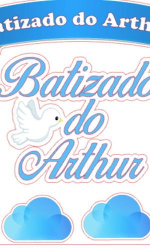 TOPO DE BOLO BATIZADO MENINO - ARQUIVO DE CORTE SILHOUETTE