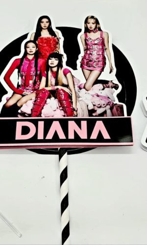 Topo de Bolo Blackpink