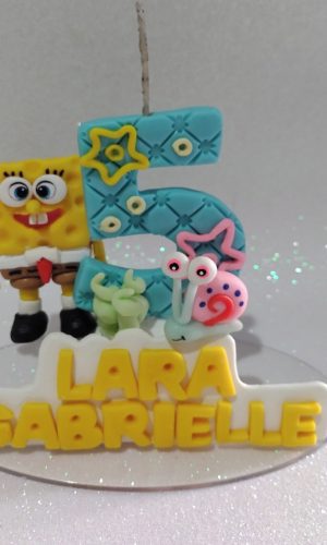 Topo de Bolo Bob Esponja