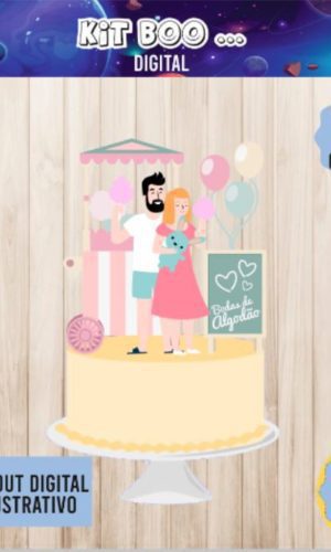 Arquivo Topo de Bolo - Bodas de Algodão 2 anos