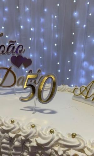 Topo de Bolo - Bodas