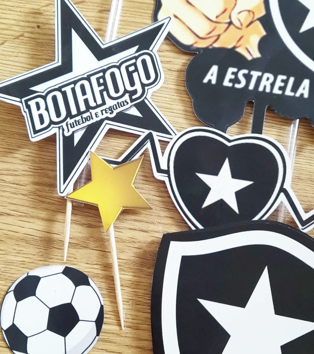 Topo de Bolo Botafogo - Imagem 3