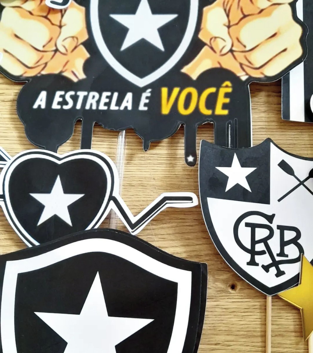 Topo de Bolo Botafogo - Imagem 4