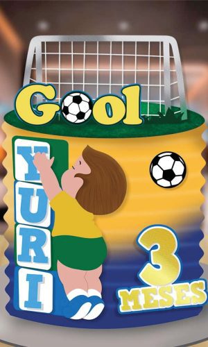 Topo de Bolo Brasil Menino Copa Arquivo de Corte