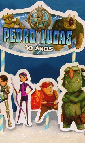 Topo de Bolo Caçadores de Trolls