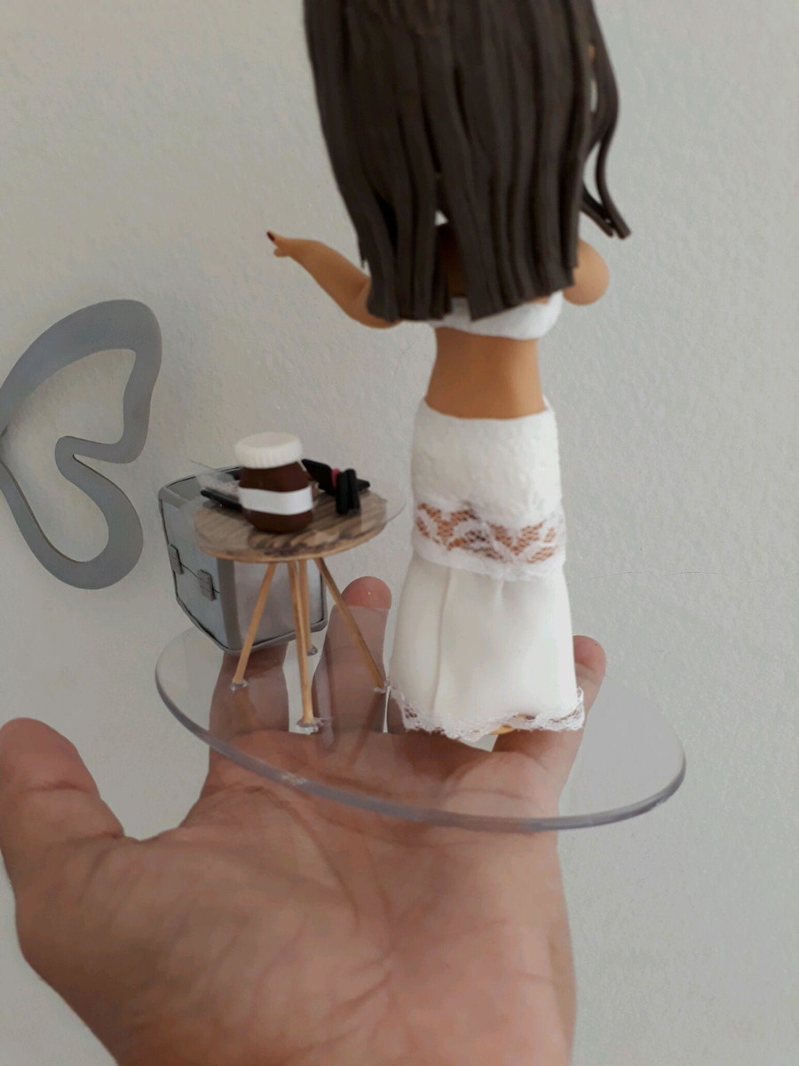 TOPO DE BOLO CANTORA - Imagem 2