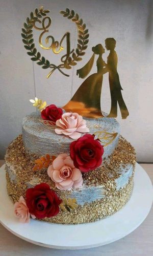 Topo de Bolo Casamento + 4 Arquivos a Sua Escolha