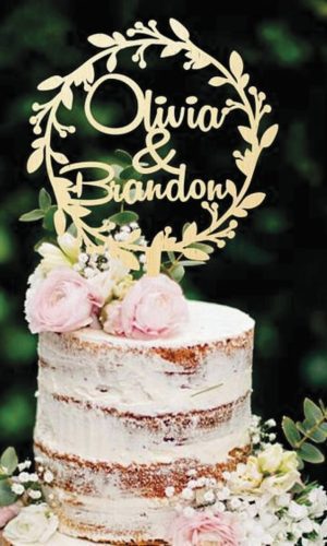 Topo de Bolo Casamento Circulo Arquivo de Corte