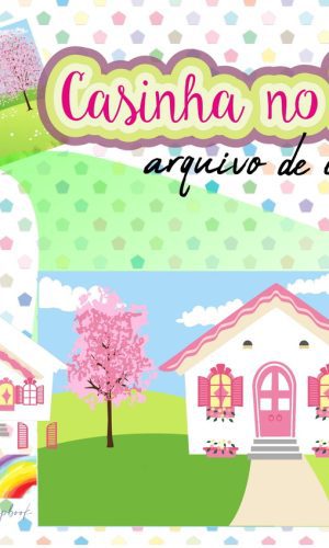 Topo De Bolo Casinha No Bosque