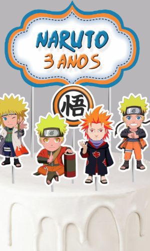 Topo de bolo Naruto