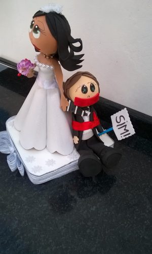 Topo de bolo de casamento