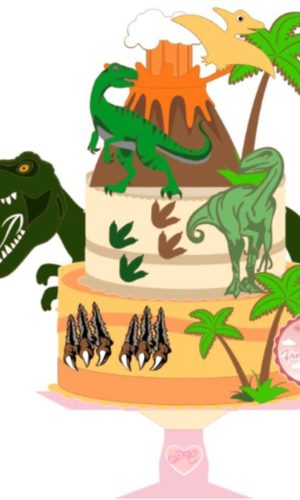 Arquivo Topo de Bolo - Dinossauros