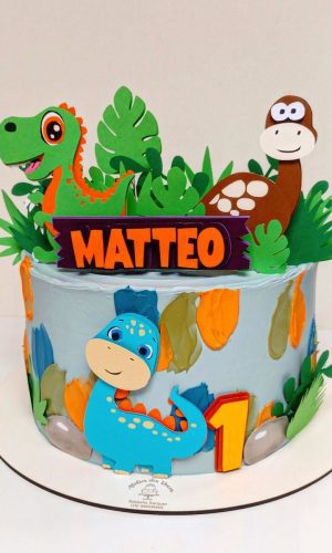 Topo de Bolo Dinossauros