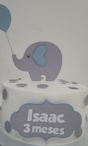 Arquivo de Corte - Topo de bolo Elefante