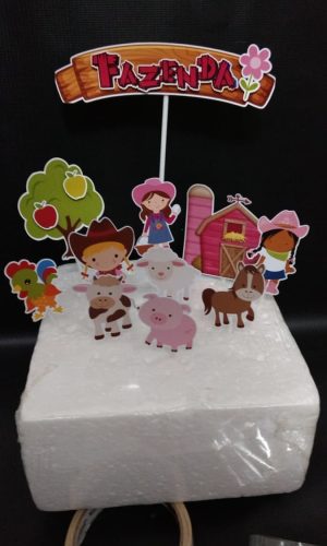 Arquivo Topo de Bolo - Fazendinha Menina