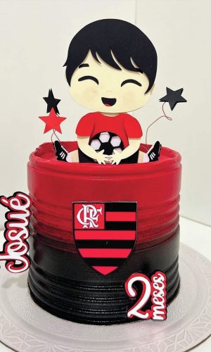 Topo de Bolo Flamengo Arquivo de Corte