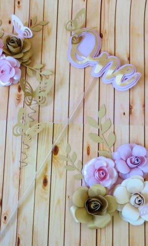 Topo de bolo Floral