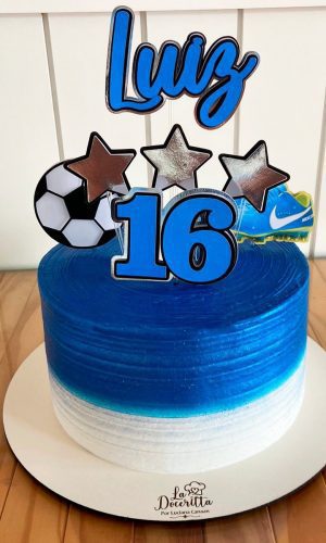 Topo de Bolo Futebol - Arquivo de Corte