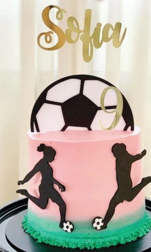 Topo de Bolo Futebol Arquivo de Corte