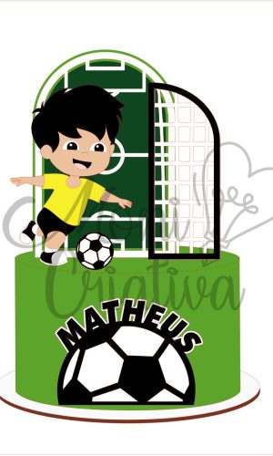 Topo de Bolo Futebol