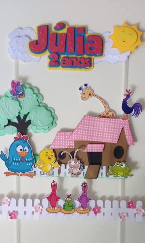 Arquivo Topo de Bolo - Galinha Pintadinha