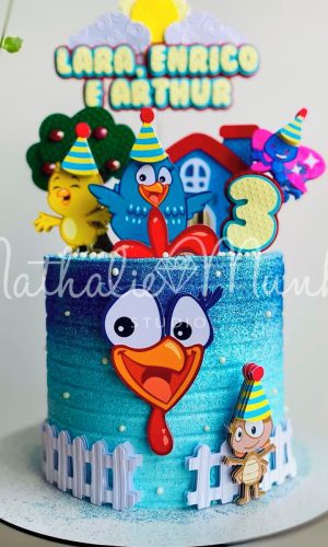Topo de Bolo - Galinha Pintadinha e Amigos- Arquivo de Corte