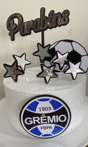 Topo de Bolo Grêmio - Arquivo de corte