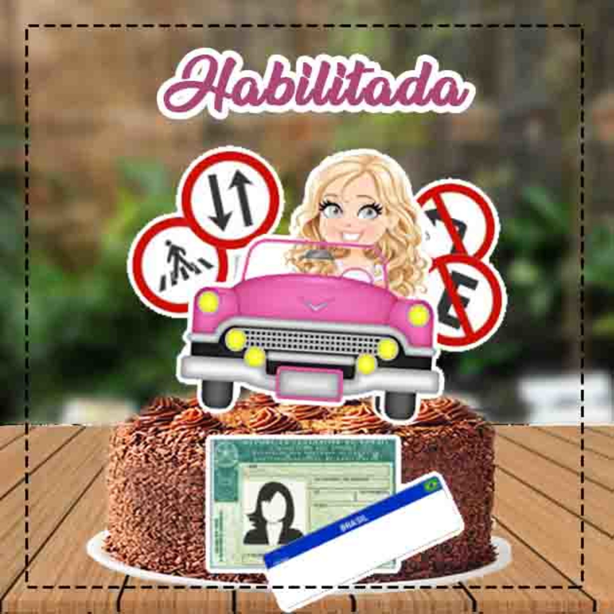Topo de Bolo Habilitação - 3182 Arquivo Digital