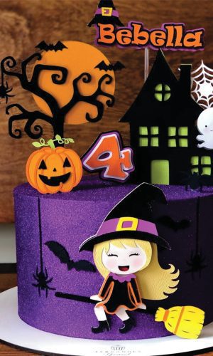 Topo de Bolo Halloween - Arquivo de Corte