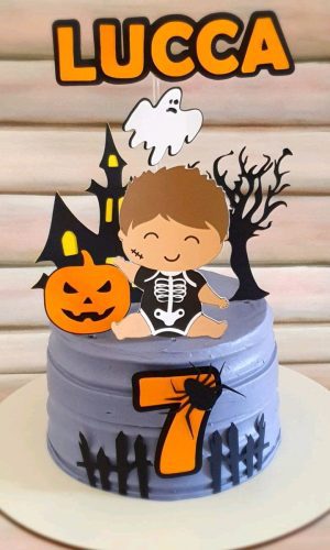 Topo de Bolo Halloween