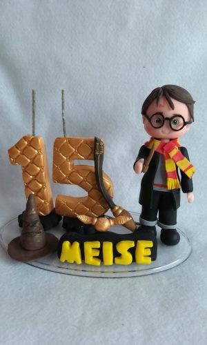 Topo de Bolo Harry Potter