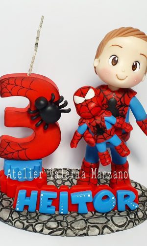 TOPO DE BOLO HOMEM ARANHA PERSONALIZADO
