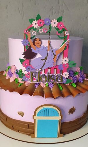 Arquivo de Corte Topo de Bolo Izabela Encanto Camadas