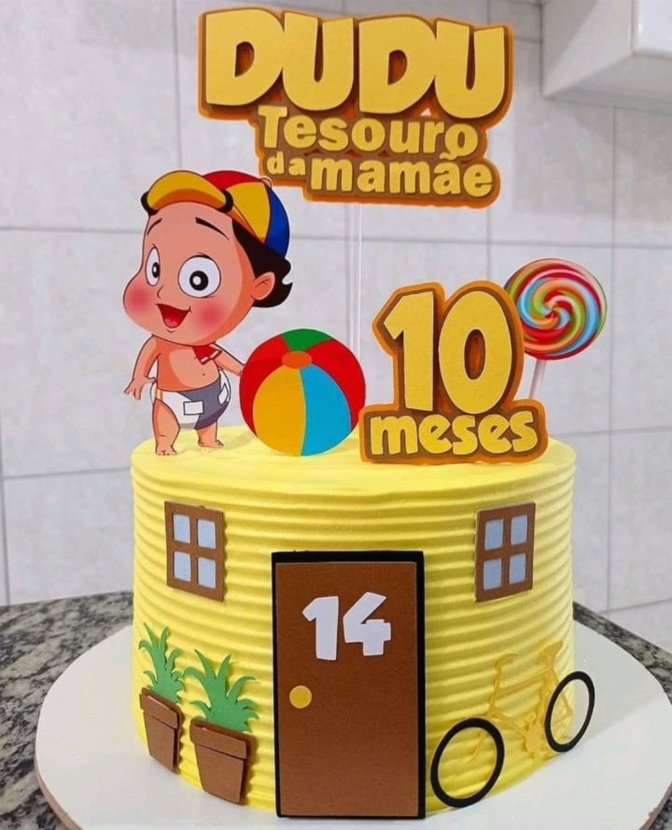 Topo de Bolo Kiko Baby - Arquivo de Corte