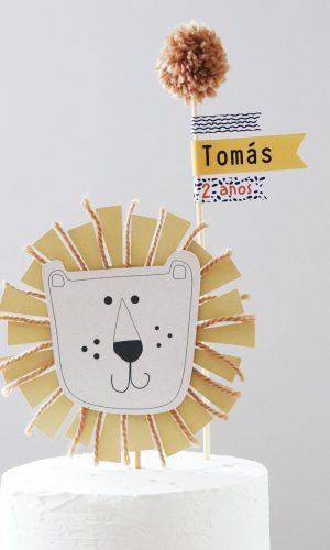 Topo de Bolo Leão