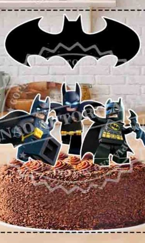 TOPO DE BOLO LEGO BATMAN 0- ARQUIVO DIGITAL