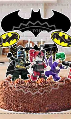 TOPO DE BOLO LEGO BATMAN 2 - ARQUIVO DIGITAL