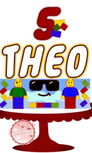 Arquivo Topo de Bolo - Lego