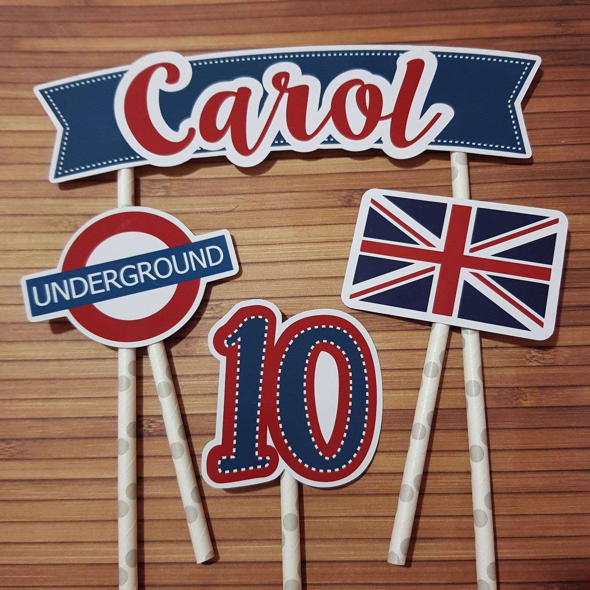 Topo de Bolo Londres