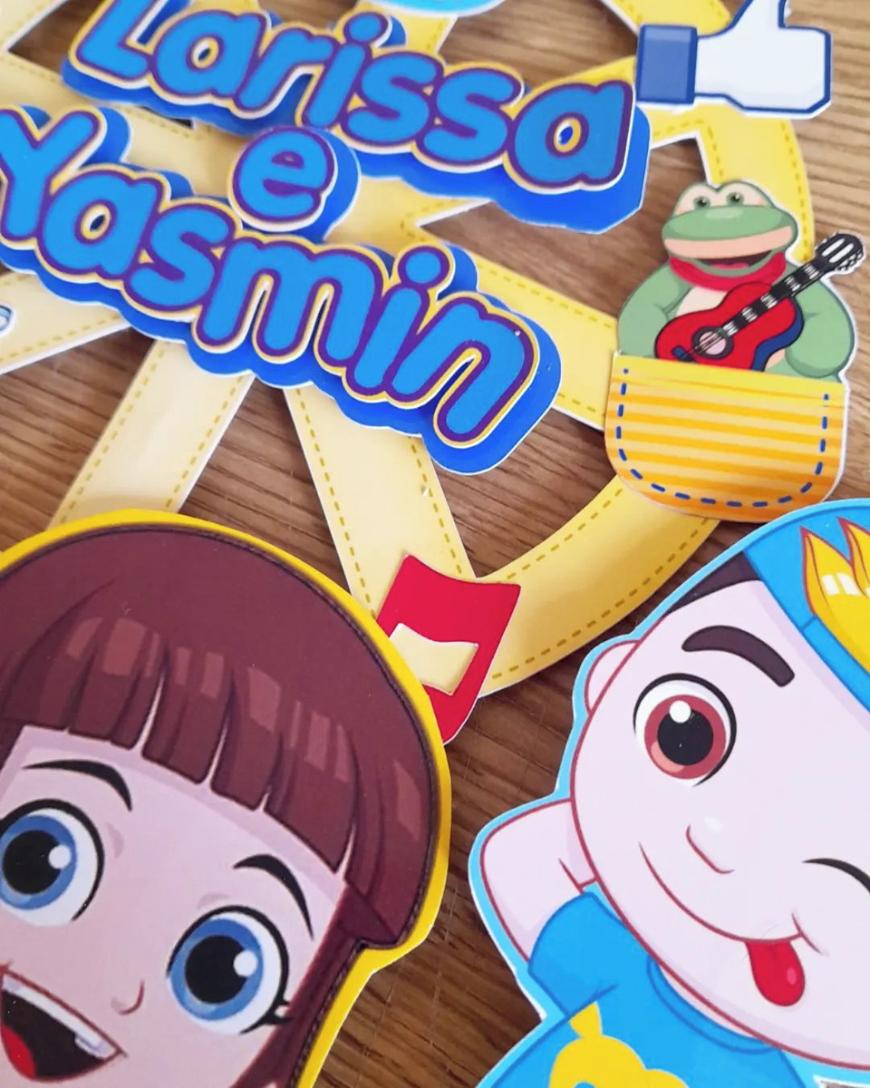 Topo de Bolo Lucas Neto Cute - Imagem 4