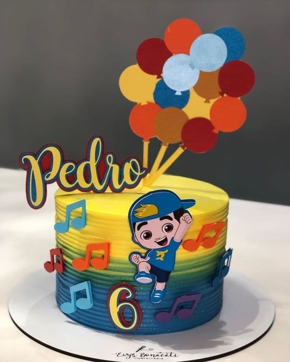 Topo de Bolo Lucas Neto Cute + 4 Arquivos a Sua Escolha