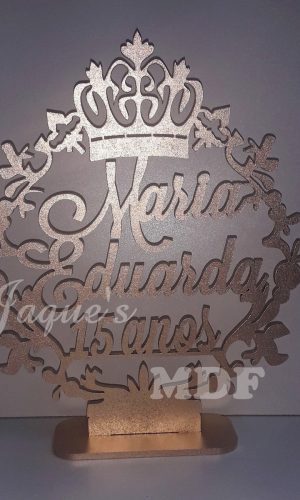 Topo de Bolo Personalizado MDF