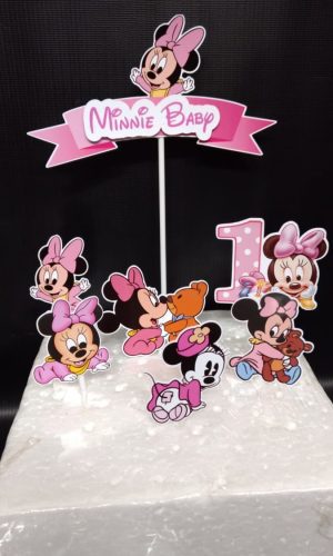 Arquivo Topo de Bolo - Minnie Baby