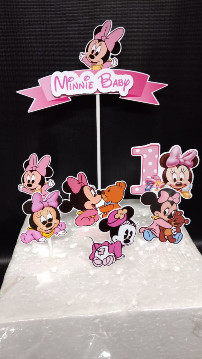 Arquivo Topo de Bolo - Minnie Baby